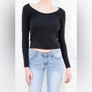 Brandy Melville black Jillian top